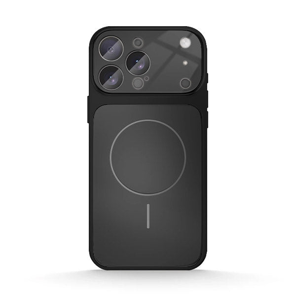 Titanium Black | iPhone Frosted Glass MagSafe Case