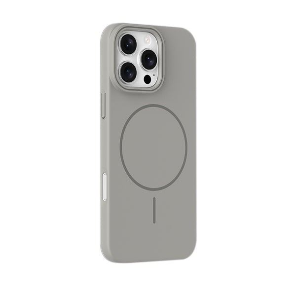 Funda de silicona líquida para iPhone con diseño ondulado en color marrón ámbar 