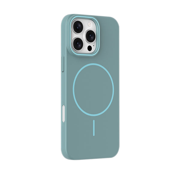 Funda de silicona líquida para iPhone con diseño ondulado en color marrón ámbar 