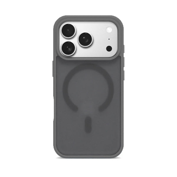 Funda protectora resistente a impactos para iPhone de color negro y gris