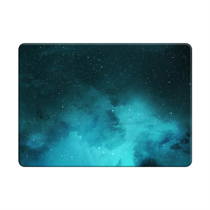 Estrella fluorescente azul | Funda protectora anticaída para Macbook 