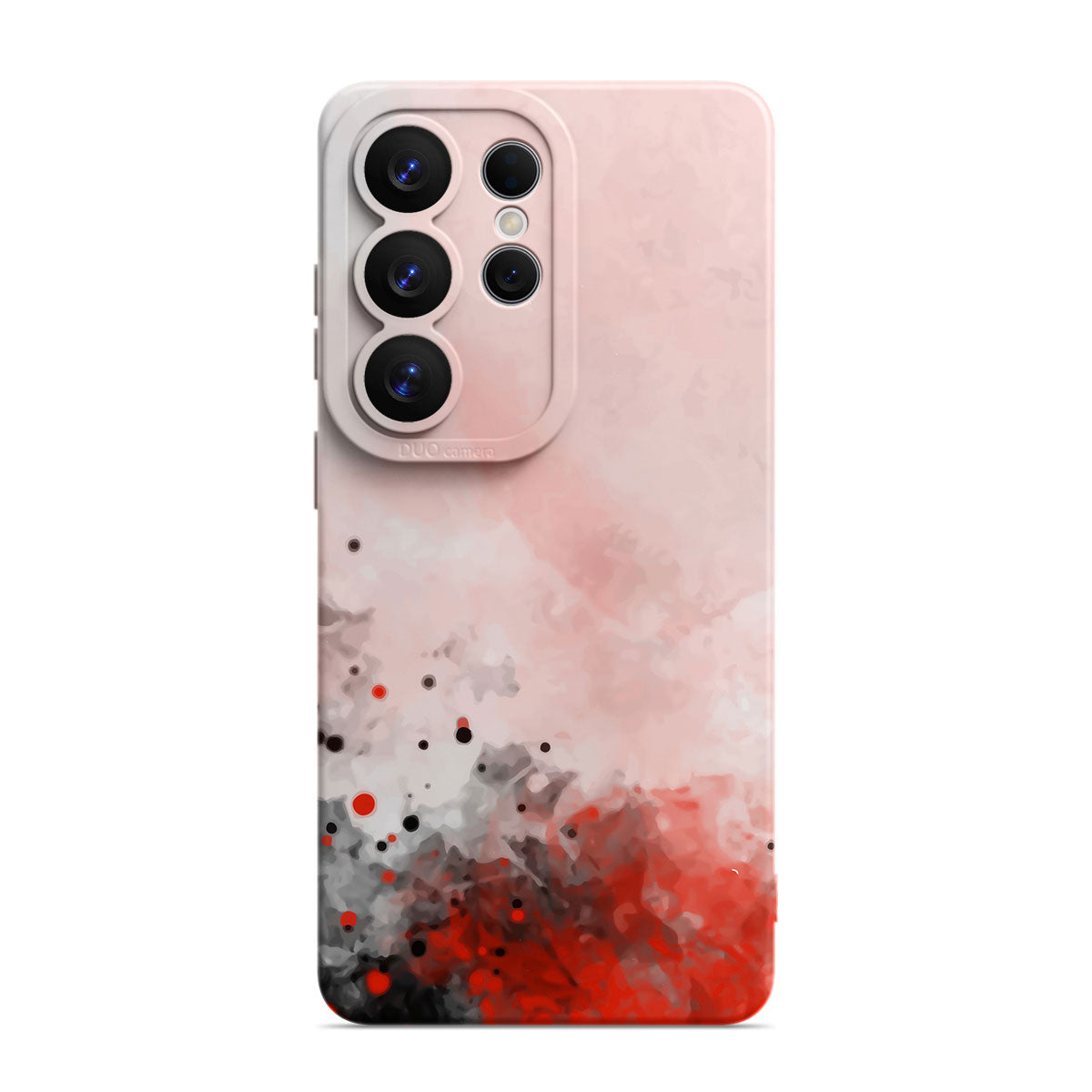 Splash Ink Red | Samsung Series Impact Resistant Silicone Case – CASEPEACH