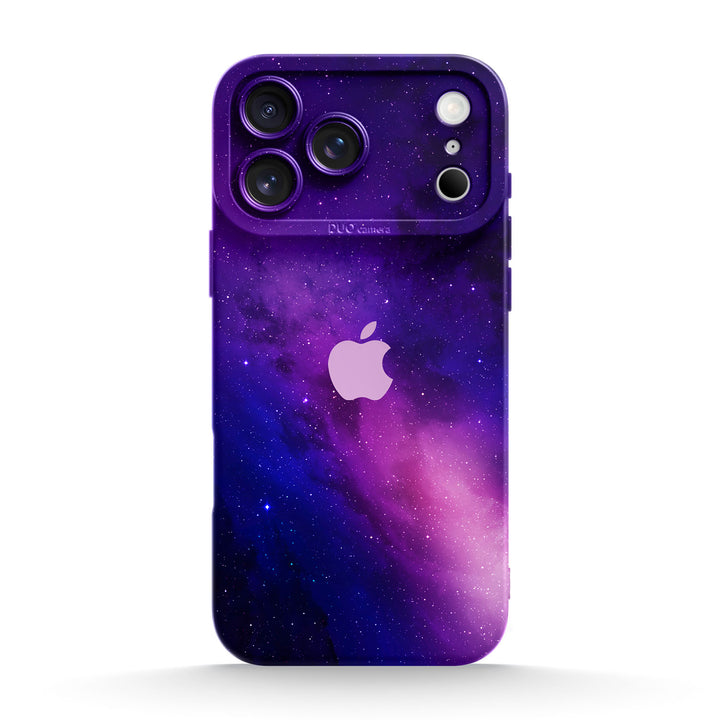 Funda protectora resistente a impactos para iPhone | Serie Fuchsia Galaxy