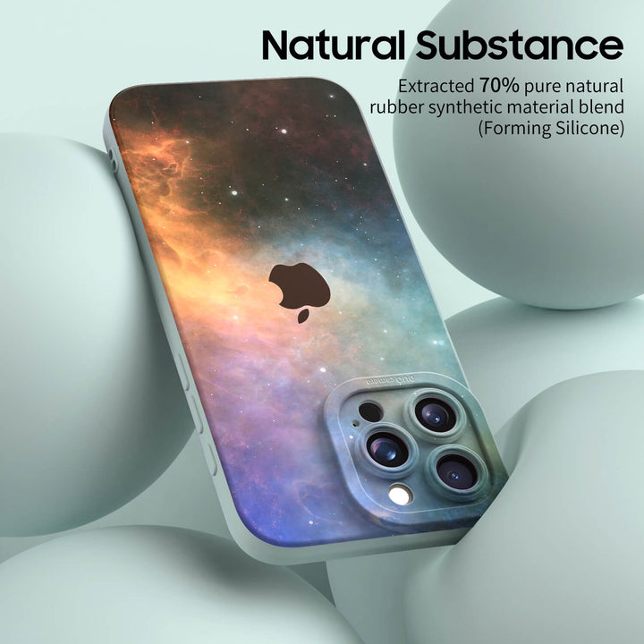 Funda protectora resistente a impactos Sea Cloud Nebula para iPhone