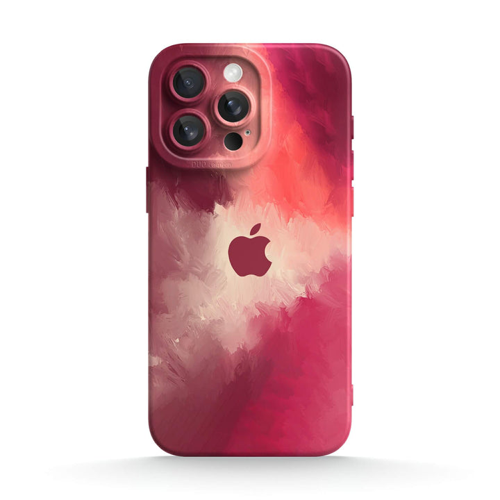 Rojo baya | Funda protectora resistente a impactos de la serie iPhone