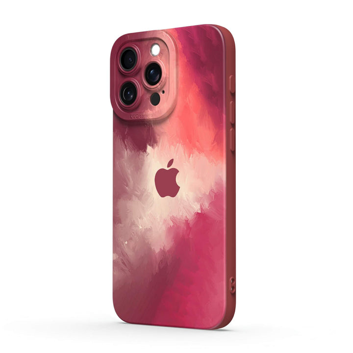 Rojo baya | Funda protectora resistente a impactos de la serie iPhone