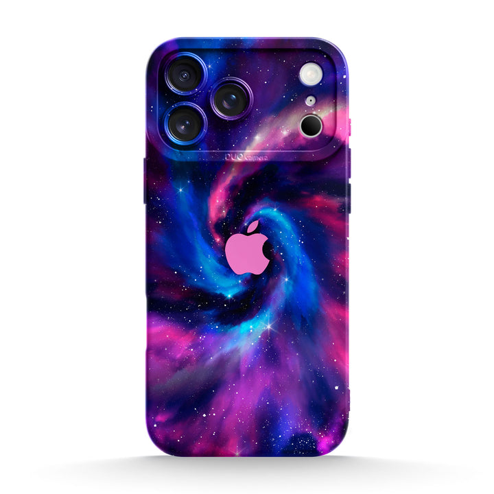 Funda protectora resistente a impactos Vía Láctea-Vortex para iPhone