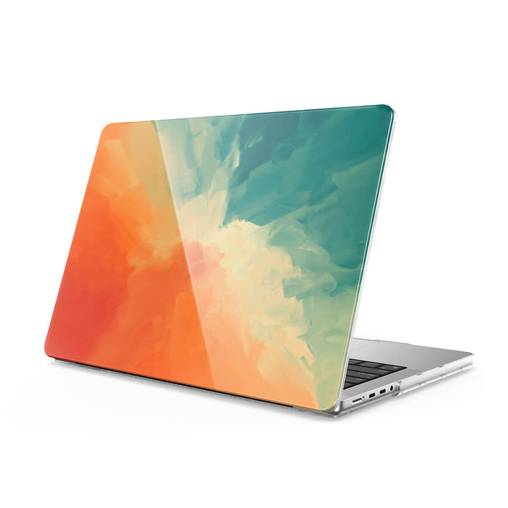 Verde Naranja | Funda protectora anticaída para Macbook 