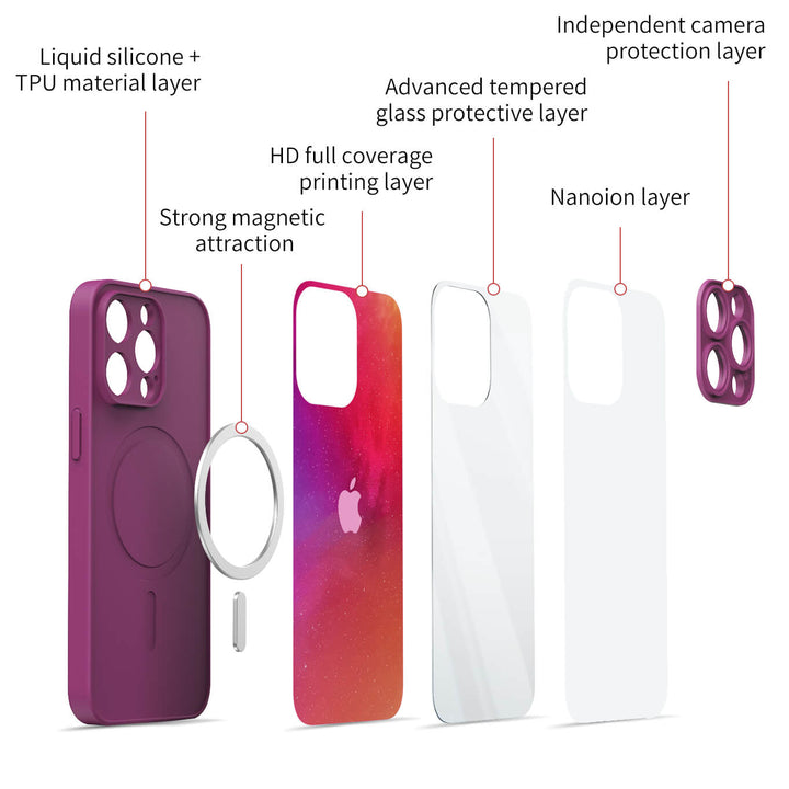 Funda protectora resistente a impactos para iPhone | Nubes polares