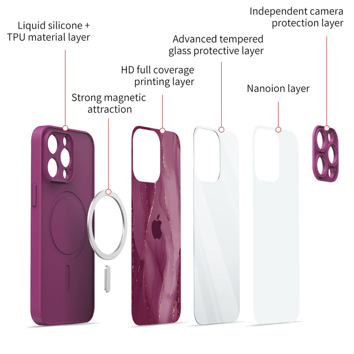 Pink Jade | IPhone Series Impact Resistant Protective Case