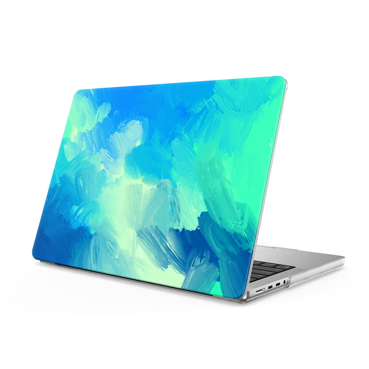 Azul turquesa | Funda protectora anticaída para Macbook 