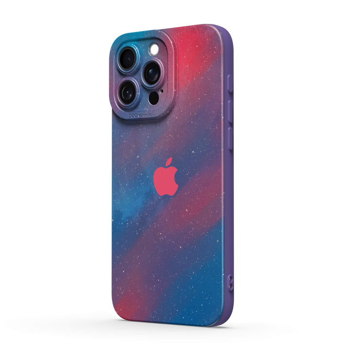 Funda protectora resistente a impactos de color rojo solitario para iPhone