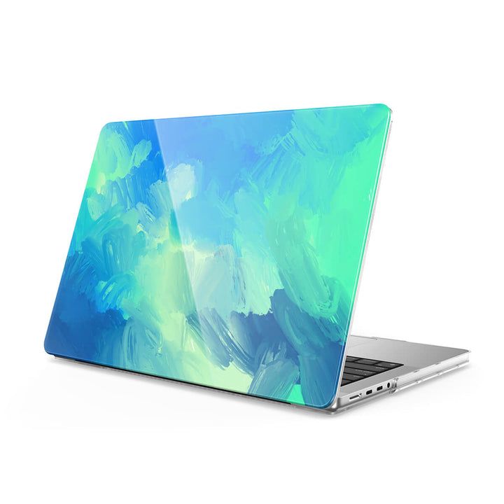 Azul turquesa | Funda protectora anticaída para Macbook 