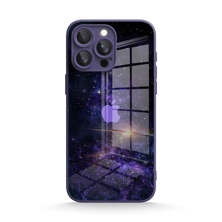 Purple Planet | Funda protectora resistente a impactos para iPhone