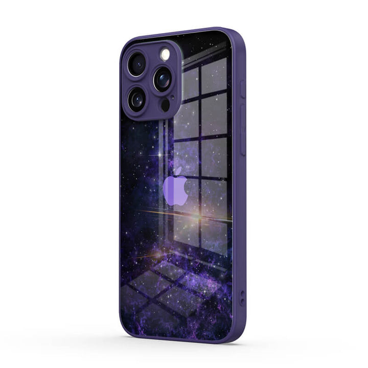 Purple Planet | Funda protectora resistente a impactos para iPhone