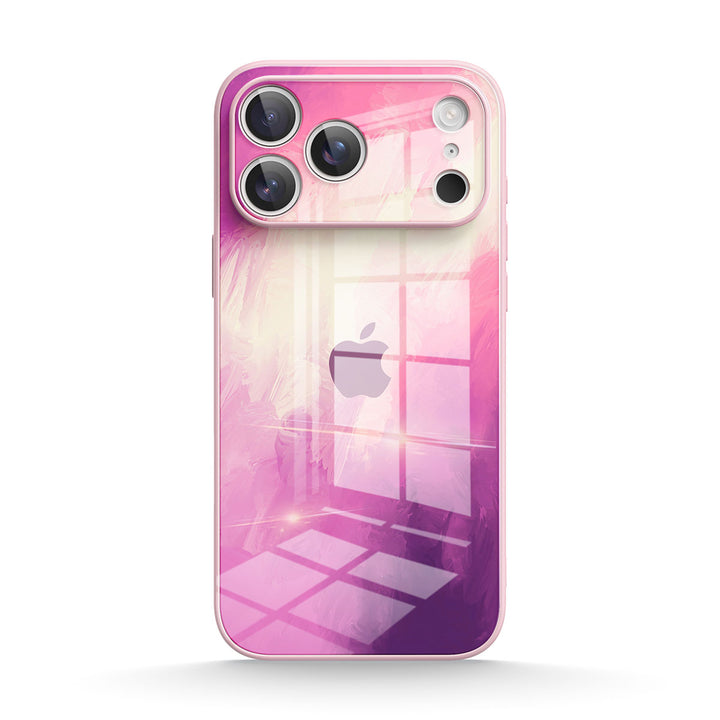 Estuche protector resistente a impactos para iPhone con diseño de crema de cerezas