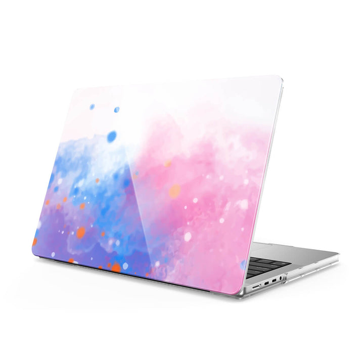 Sputter-Pink Blue Purple | Macbook Anti-Fall Protective Case