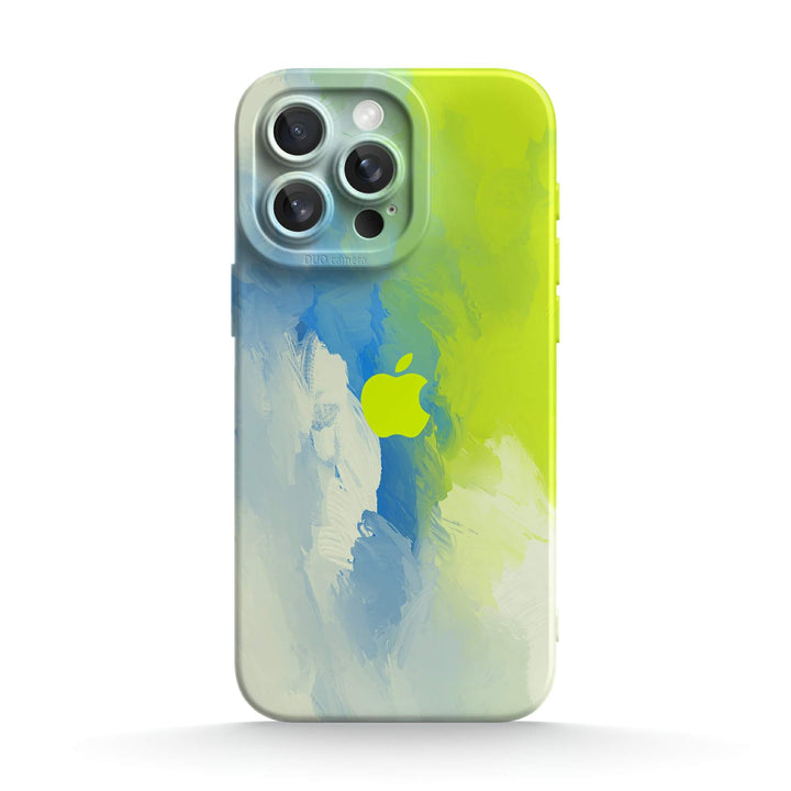 Funda protectora resistente a impactos para iPhone | Serie Grassland Green