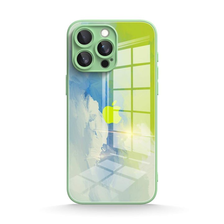 Funda protectora resistente a impactos para iPhone | Serie Grassland Green