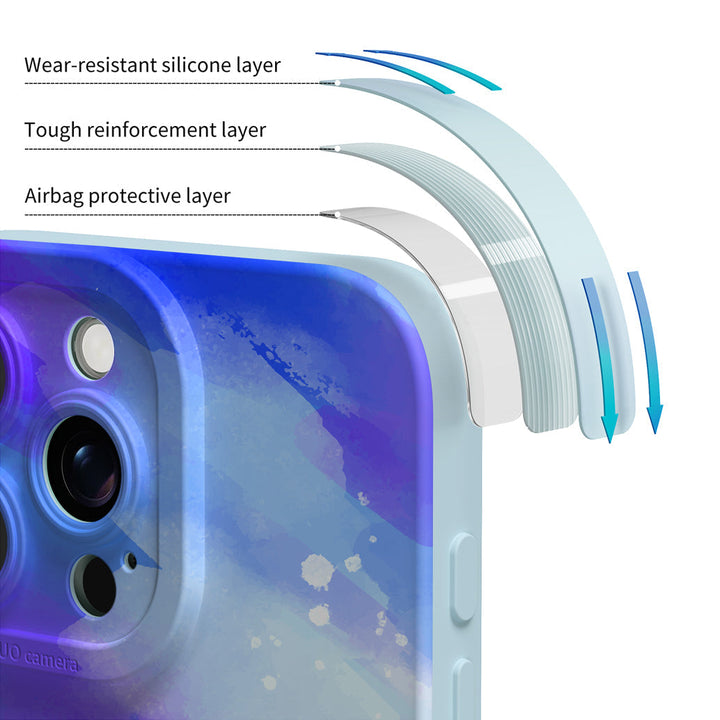 Estuche protector resistente a impactos para iPhone de Extremely Frozen Blue