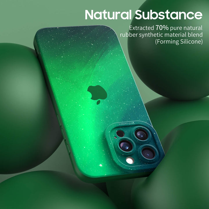 Estuche protector resistente a impactos para iPhone con diseño de estrella polar que cae