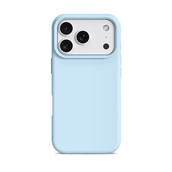 Funda de silicona líquida para iPhone con diseño ondulado en color marrón ámbar 