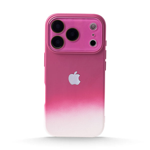 Funda de silicona líquida para iPhone con diseño ondulado en color marrón ámbar 