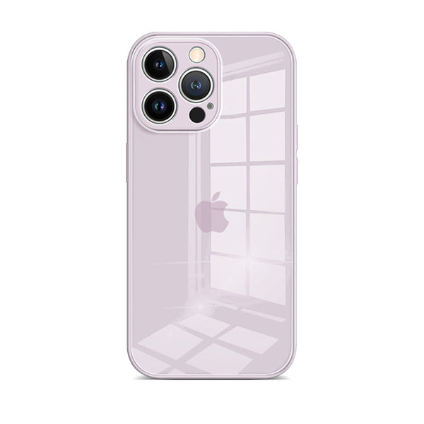 Grass Purple | Tempered Glass Phone Case