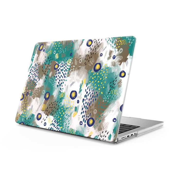 Pavo real bailando | Funda protectora anticaída para Macbook 