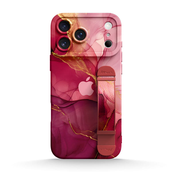 Agate Rose Gold | iPhone Series Multifunctional Wristband Case