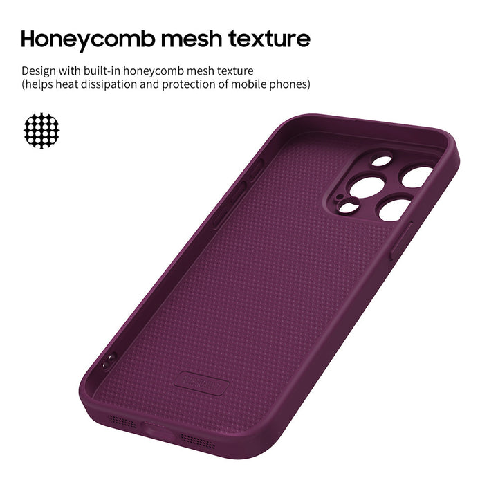 Estuche protector resistente a impactos para iPhone con diseño de crema de cerezas