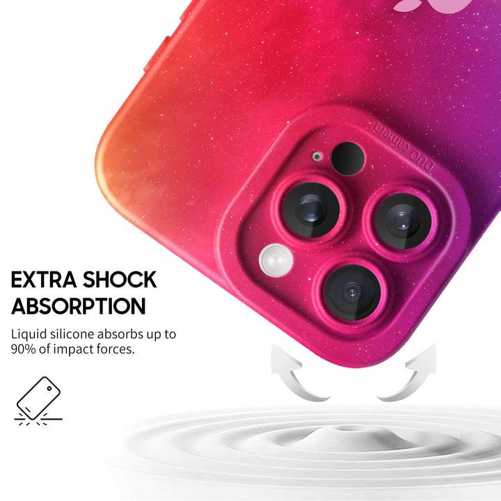 Polar-Purple to Pink | IPhone Series Impact Resistant Protective Case