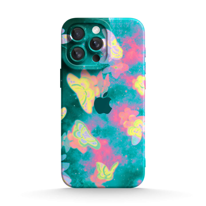 Funda protectora resistente a impactos Morpho Butterfly para iPhone