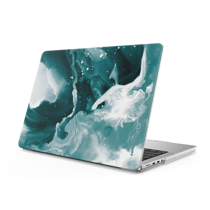 Green Wave Jade | Macbook Anti-Fall Protective Case