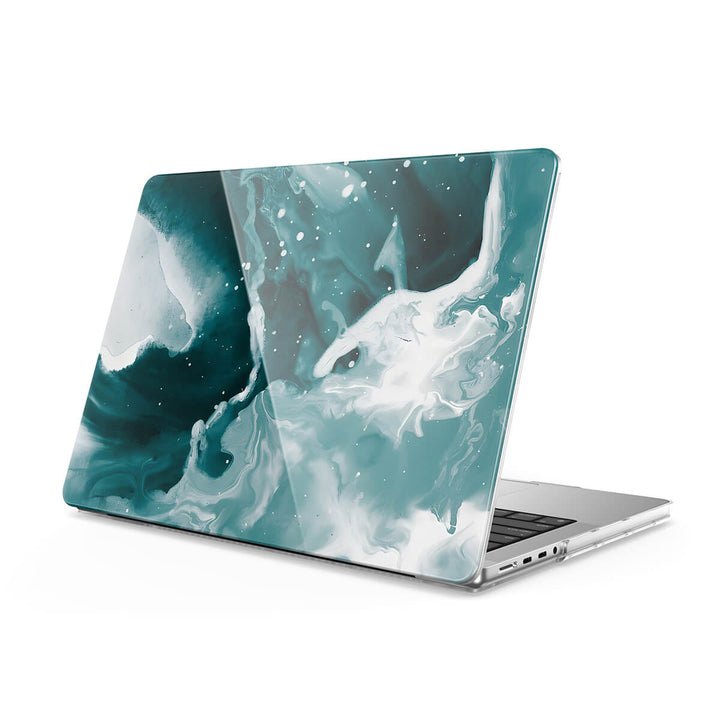 Green Wave Jade | Macbook Anti-Fall Protective Case