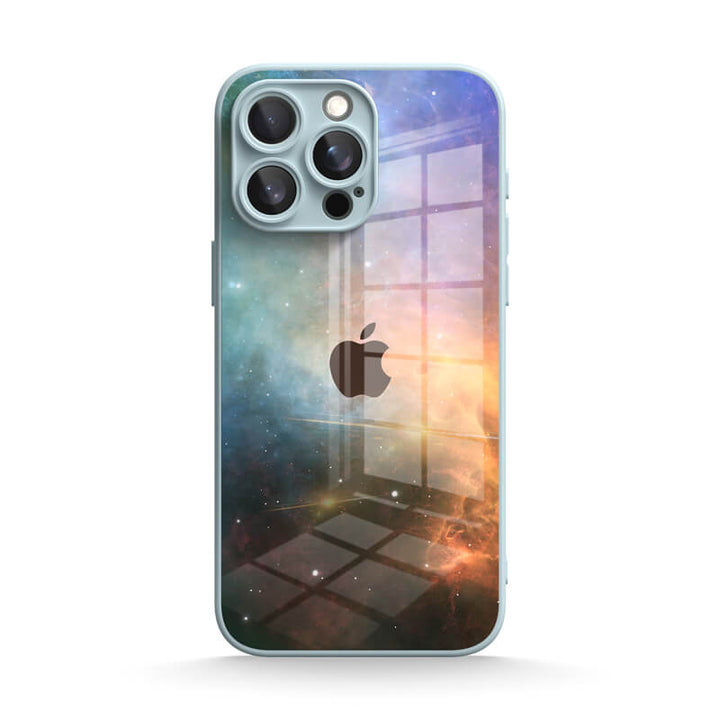 Funda protectora resistente a impactos Sea Cloud Nebula para iPhone