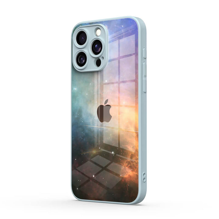 Funda protectora resistente a impactos Sea Cloud Nebula para iPhone