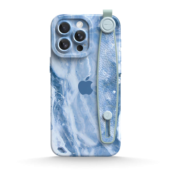 Blue Gray Jade | iPhone Series Multifunctional Wristband Case