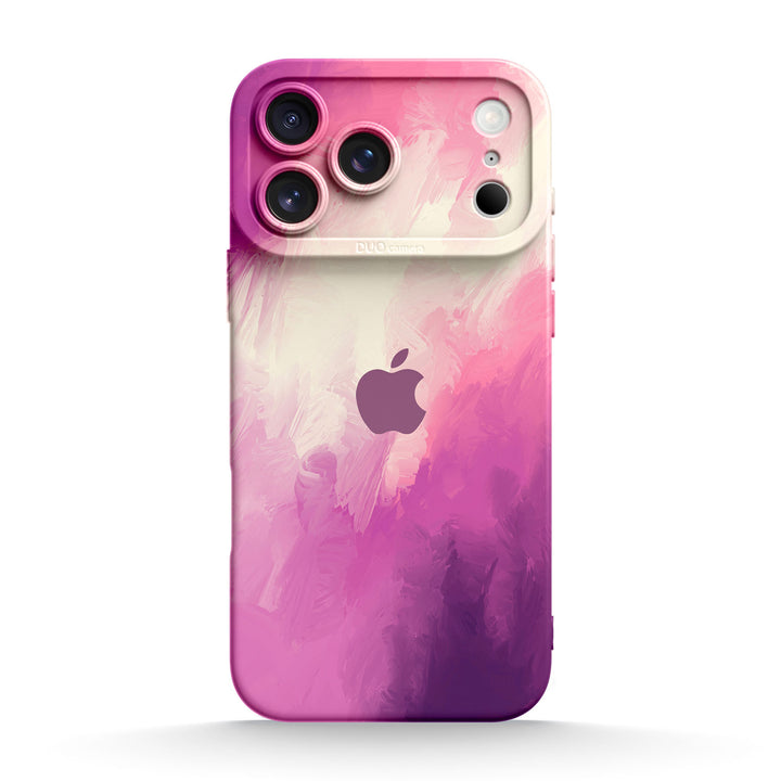 Estuche protector resistente a impactos para iPhone con diseño de crema de cerezas