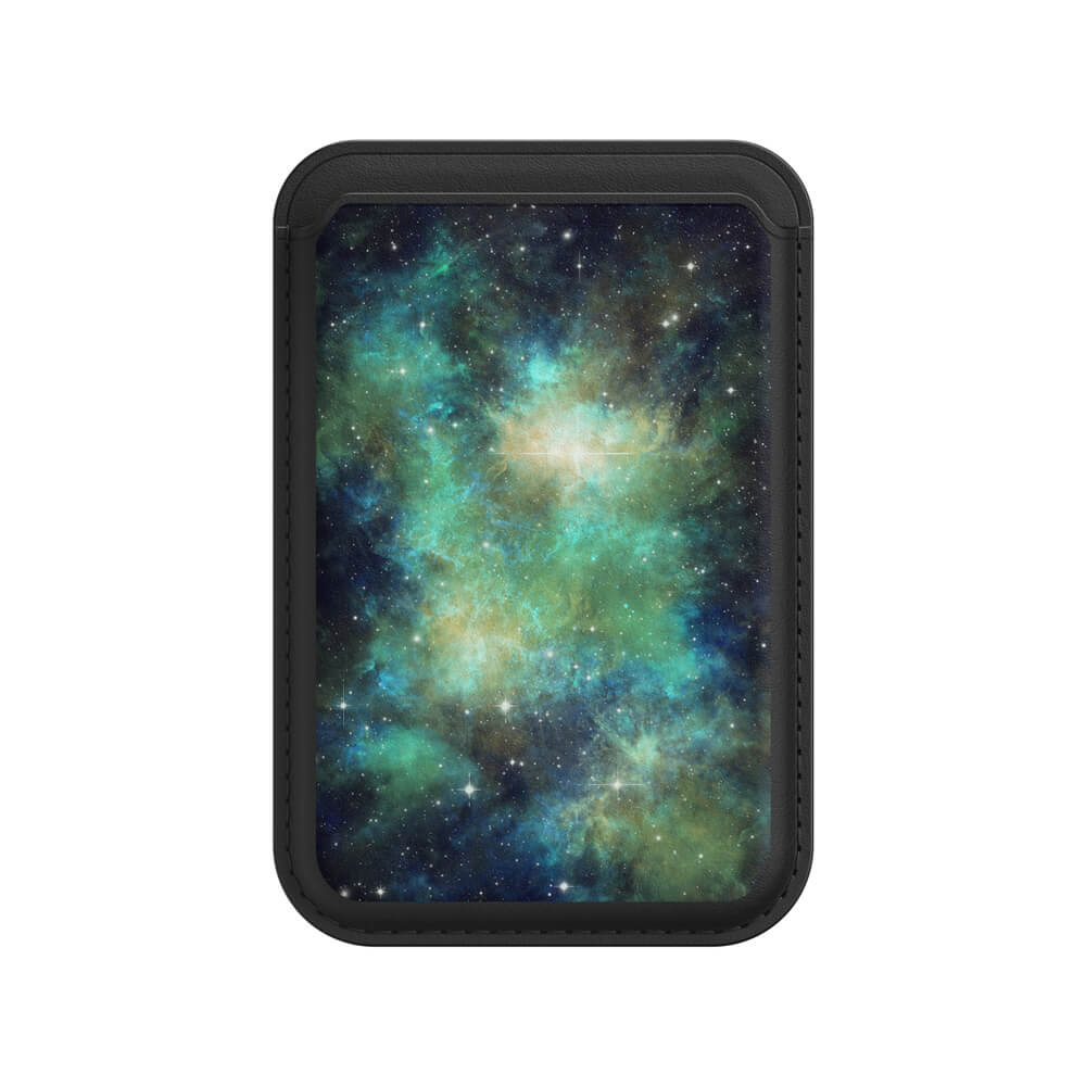 Interstellar Oasis | Leather Wallet with MagSafe – CASEPEACH