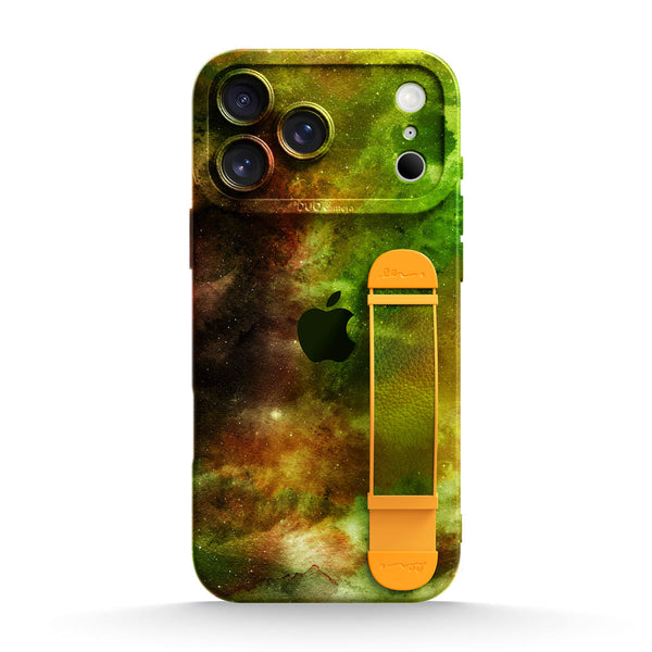Yellow-Green Nebula | iPhone Series Multifunctional Wristband Case