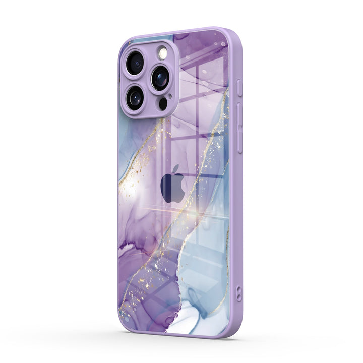 Purple Blue Gilt | IPhone Series Impact Resistant Protective Case