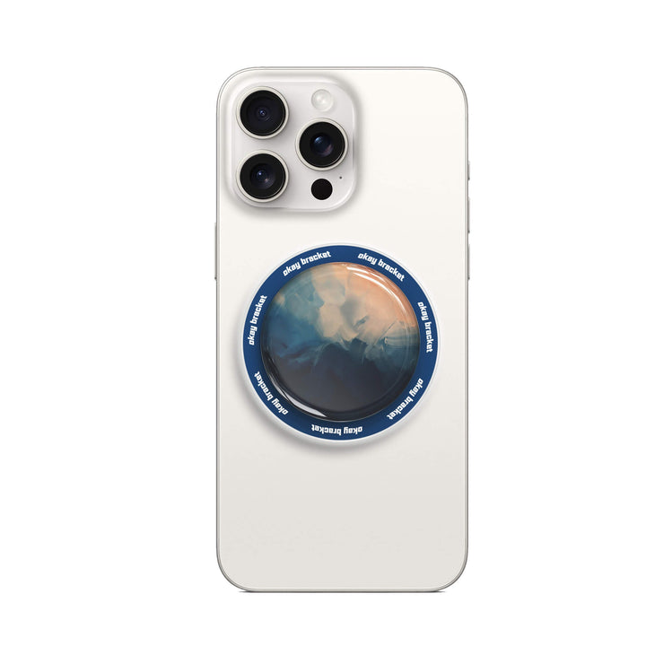 Beige Azul | Agarre de bolsa de aire para MagSafe 