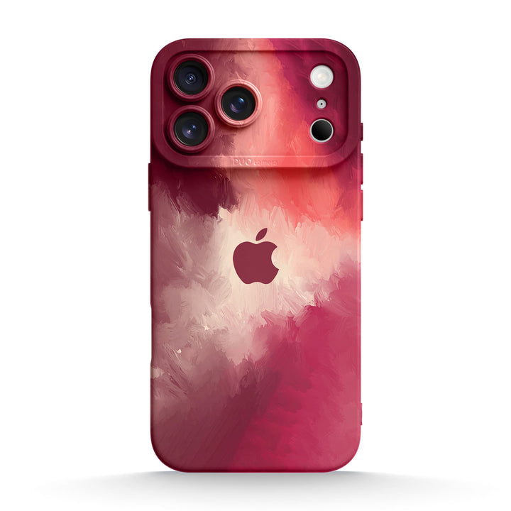 Rojo baya | Funda protectora resistente a impactos de la serie iPhone