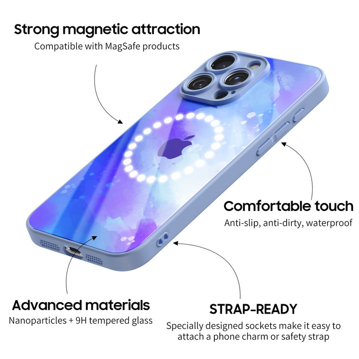 Estuche protector resistente a impactos Streamer Purple | Serie iPhone