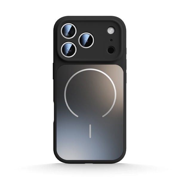 Funda de silicona líquida Ripple para iPhone en color negro grafito 