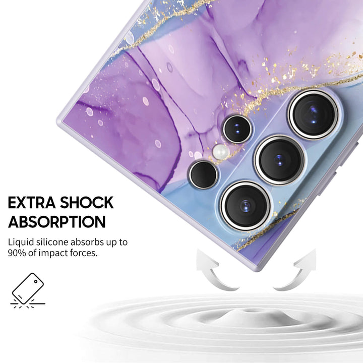 Ice Crack Blue | Samsung Series Impact Resistant Protective Case