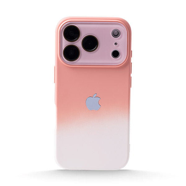 Funda de silicona líquida para iPhone con diseño ondulado en color marrón ámbar 