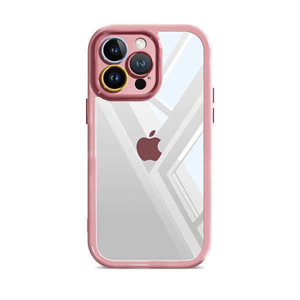 Light Pink | iPhone Cream Transparent All-inclusive Case