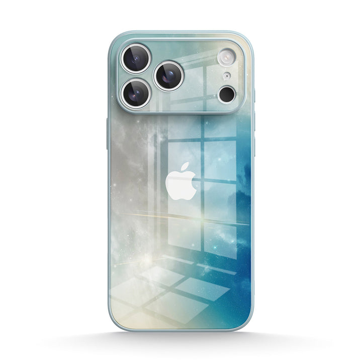 Estrella de cristal de hielo | Funda protectora resistente a impactos de la serie iPhone